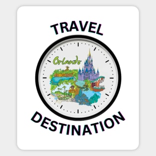 Travel to Orlando Sticker